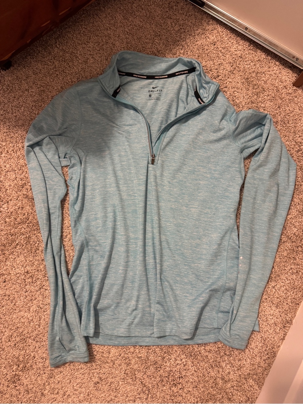 Nike Dri-FIT Light Blue Quarter-Zip